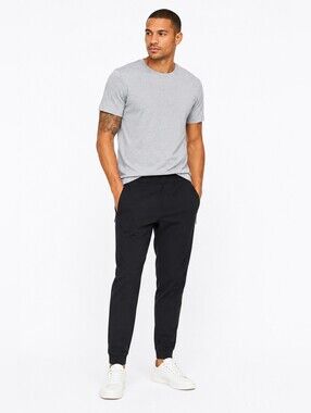 Public Rec Gamechanger Rec Pant Black Jogger Performance Pants Men's 34/32